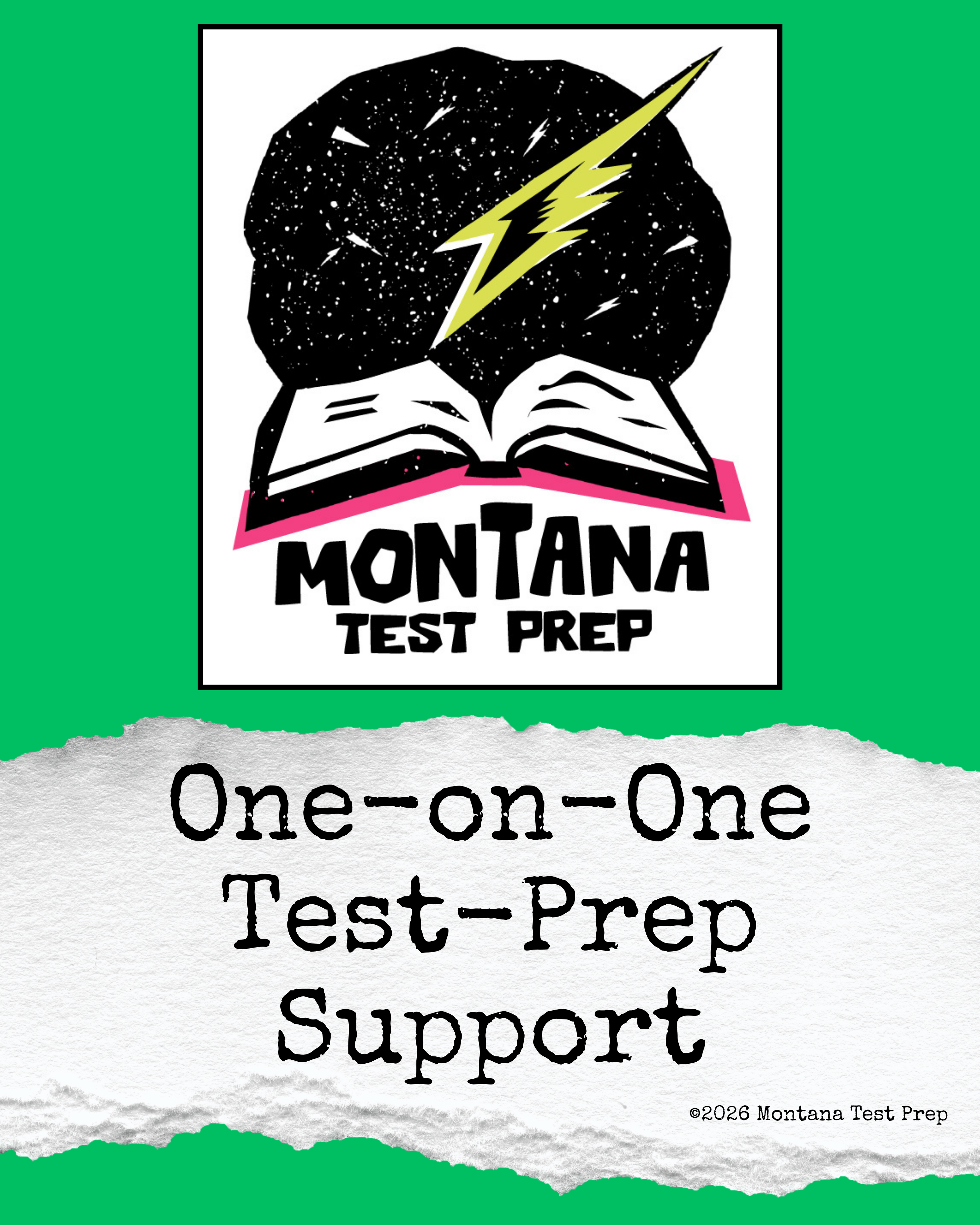 One-On-One Test-Prep for ACT, SAT, SSAT, HiSET, GED, and more...