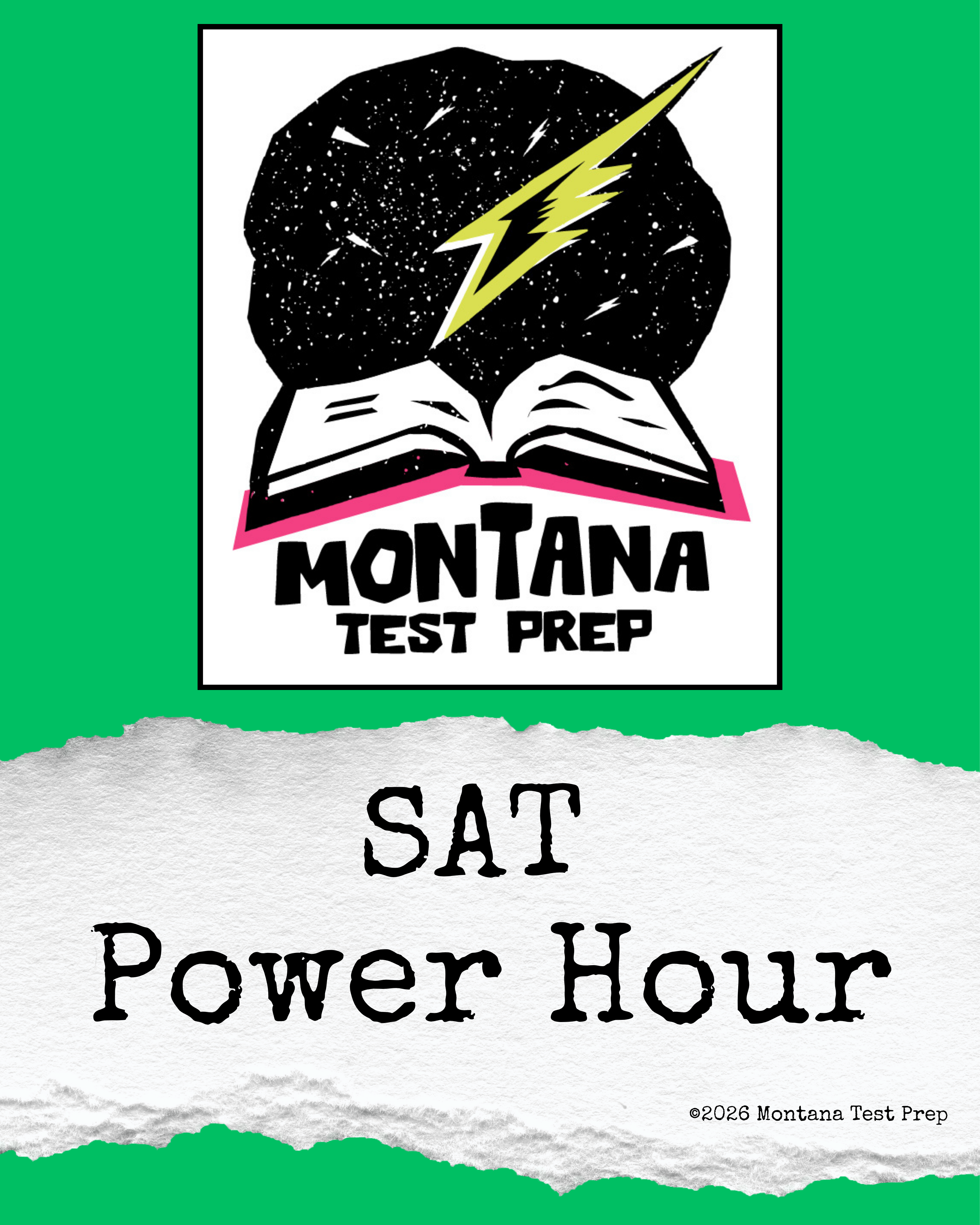 SAT POWER HOUR - coming soon.