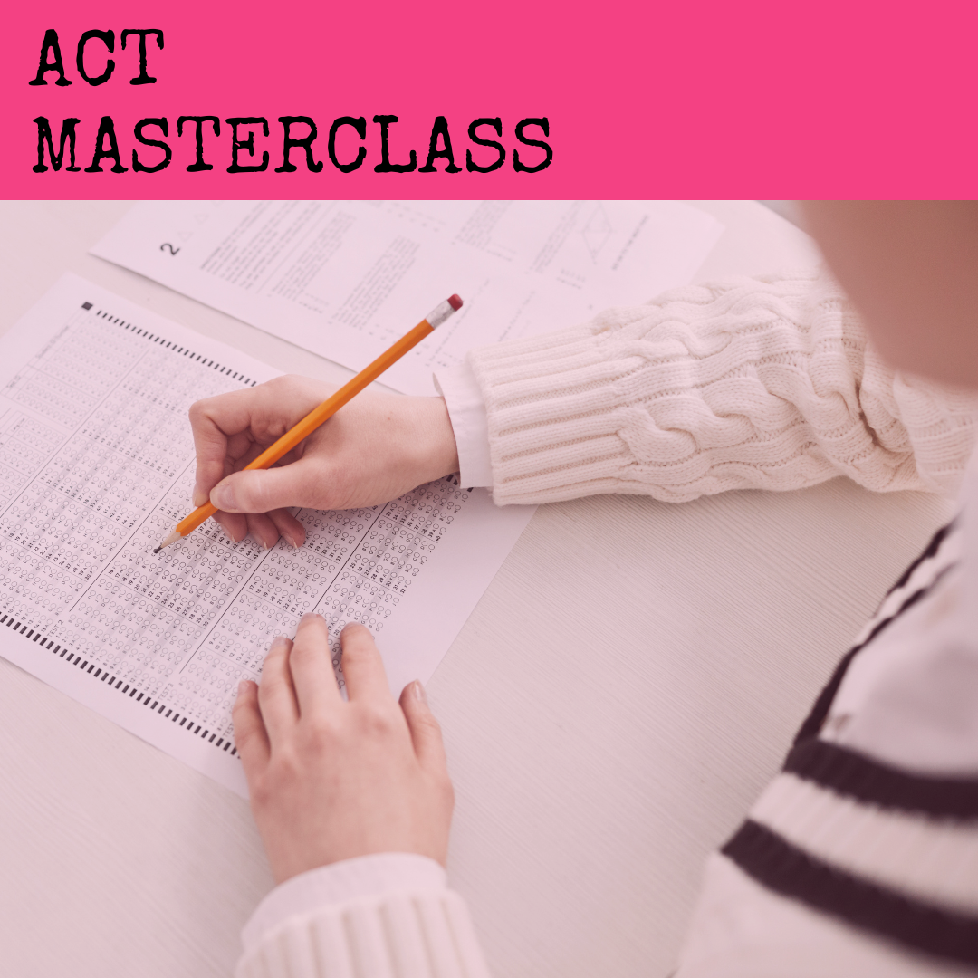 ACT MASTERCLASS - coming soon!