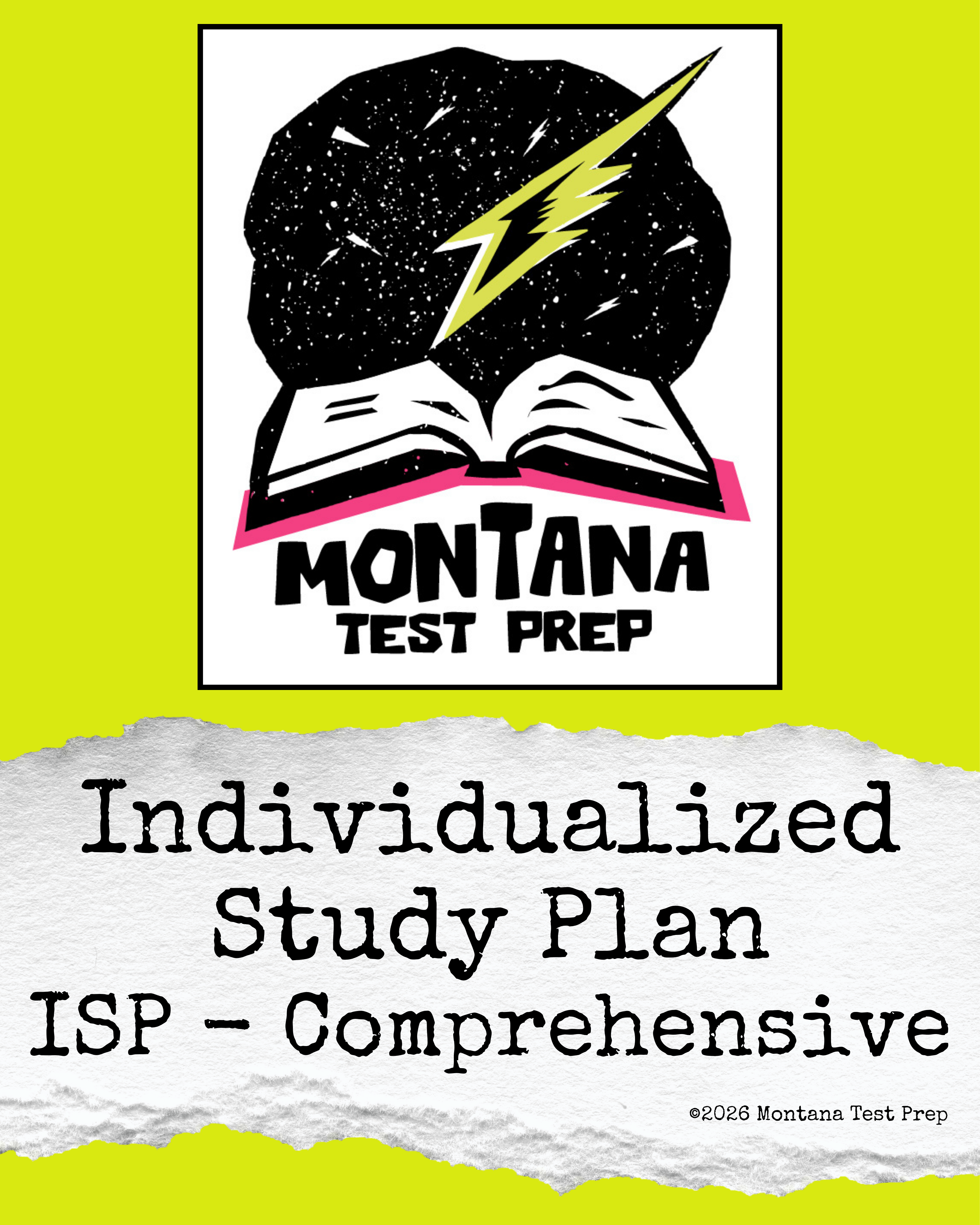 ISP - Individualized Study Plan - Comprehensive - coming soon.